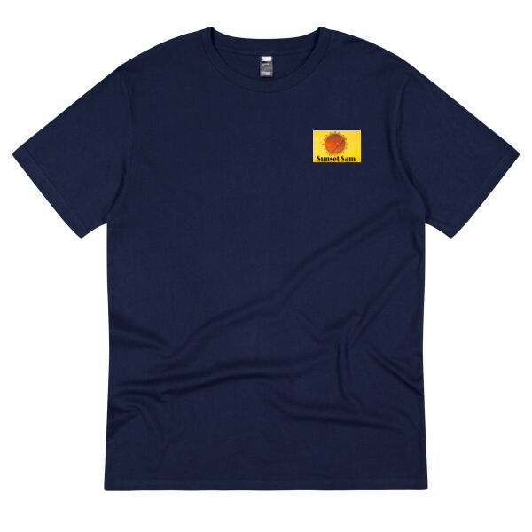 Sunset Powerswirl, photo on back - Thread Project Unisex Summer Tee Thumbnail