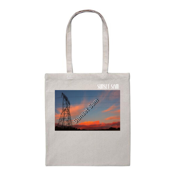 Sunset Line - Heavy Duty Canvas Tote Bag Thumbnail
