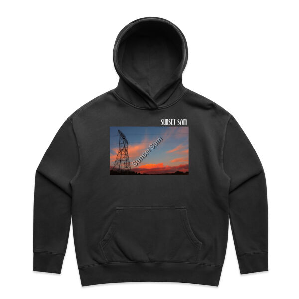 Sunset Line - AS Colour Womens Relax Faded Hood Thumbnail