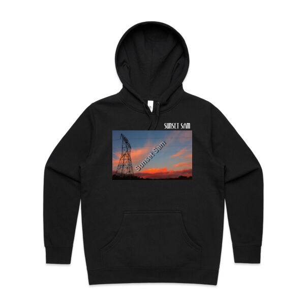 Sunset Line - AS Colour Womens Stencil Hood Thumbnail