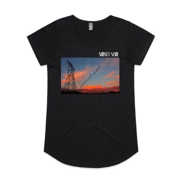Sunset Line - AS Colour Womens Mali Tee Thumbnail