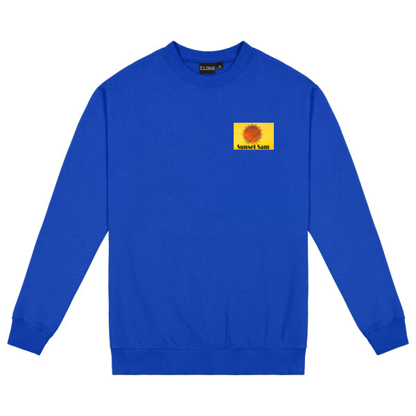 Sunset Line, photo on back - Cloke Mens Standard Crew  Thumbnail