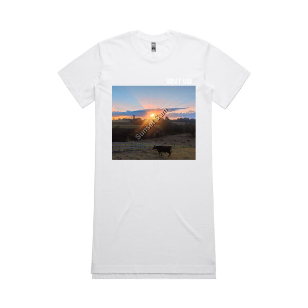 Sunset Cow - AS Colour Womens Oversized Dress Thumbnail