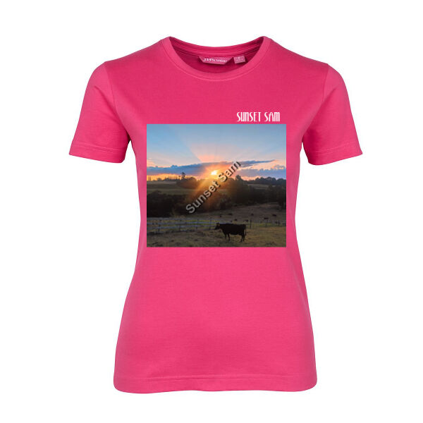 Sunset Cow - JB's Ladies Tee Thumbnail