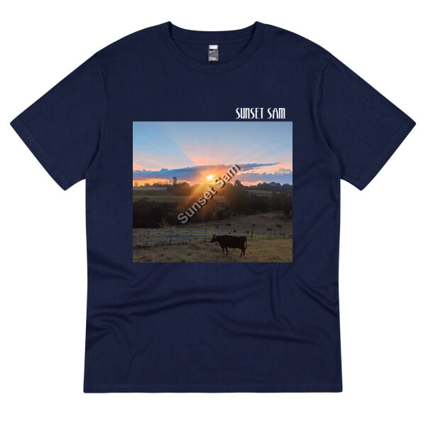 Sunset Cow - Thread Project Unisex Summer Tee Thumbnail
