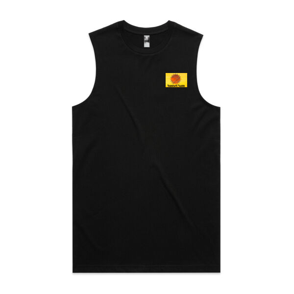 Sunset Cow, photo on back - AS Colour Mens Staple Tank Thumbnail