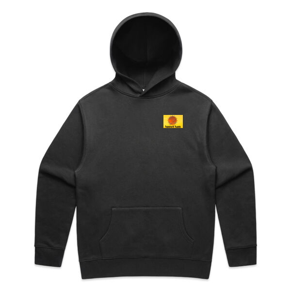 Sunset Cow, photo on back - AS Colour Mens Relax Faded Hood Thumbnail