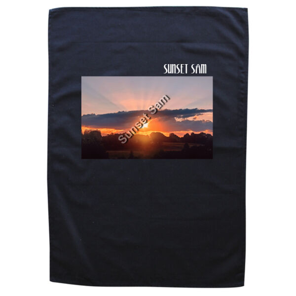 SUN STAR GLOW - Black Tea Towel Thumbnail