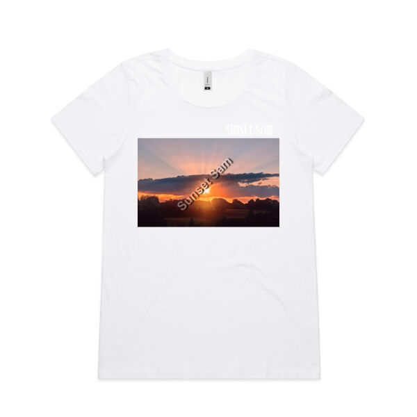 SUN STAR GLOW - AS Colour Womens Shallow Scoop Tee Thumbnail