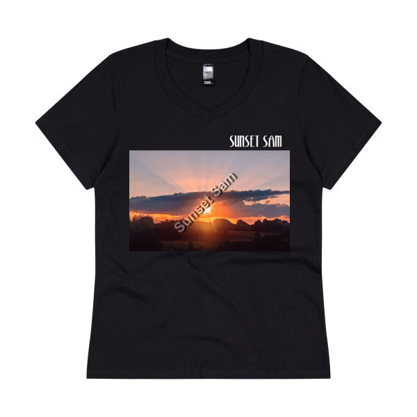 SUN STAR GLOW - Thread Project Womens Eden V-Neck Tee Thumbnail