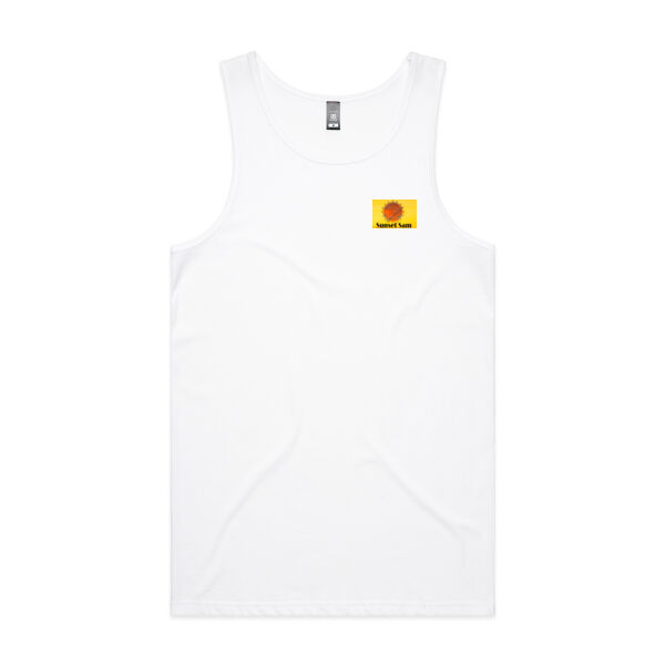 Sunset Star Glow, back - AS Colour Mens Lowdown Singlet Thumbnail
