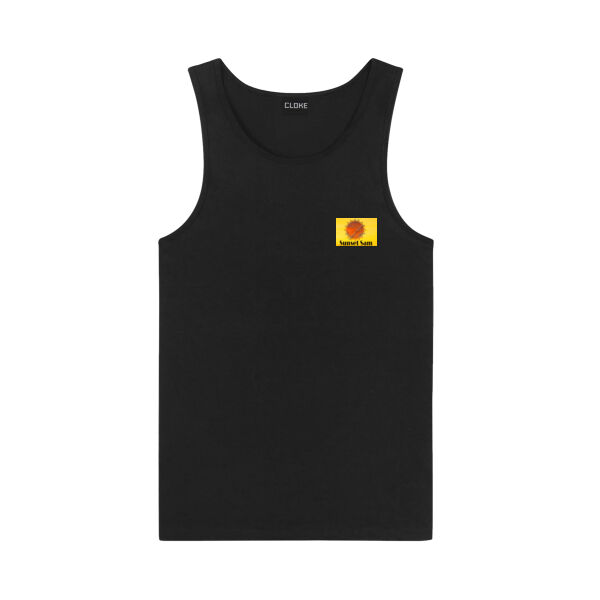 Sunset Star Glow, back - Cloke Mens Concept Singlet Thumbnail