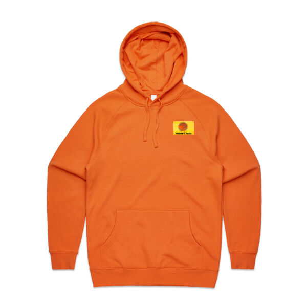 Sunset Star Glow, back - AS Colour Mens Supply Hood Thumbnail