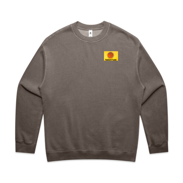 Sunset Star Glow, back - AS Colour Mens Relax Faded Crew Thumbnail