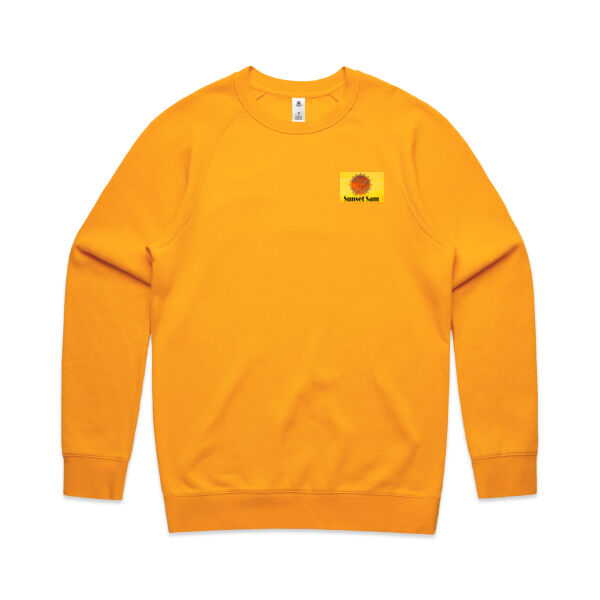 Sunset Star Glow, back - AS Colour Mens Supply Crew Thumbnail