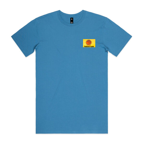 Sunset Star Glow, back - AS Colour Mens Staple T shirt Thumbnail