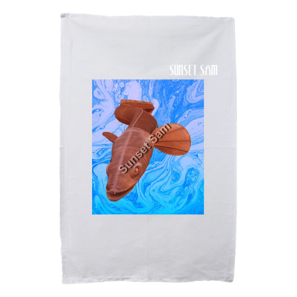 Steel Eel, front - Tea Towel Thumbnail