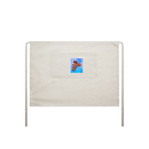 Steel Eel, front - AS Colour Linen Half Apron Thumbnail