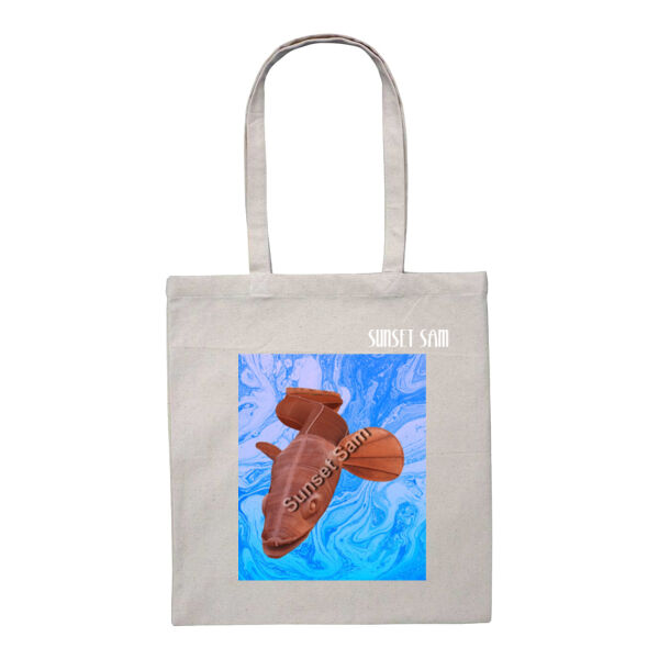 Steel Eel, front - Heavy Duty Canvas Tote with Gusset  Thumbnail