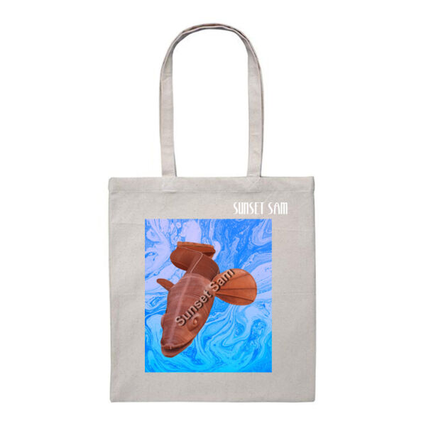 Steel Eel, front - Heavy Duty Canvas Tote Bag Thumbnail