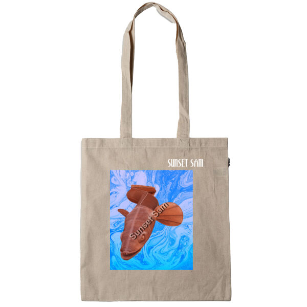 Steel Eel, front - Calico Tote Bag - Thread Project Thumbnail