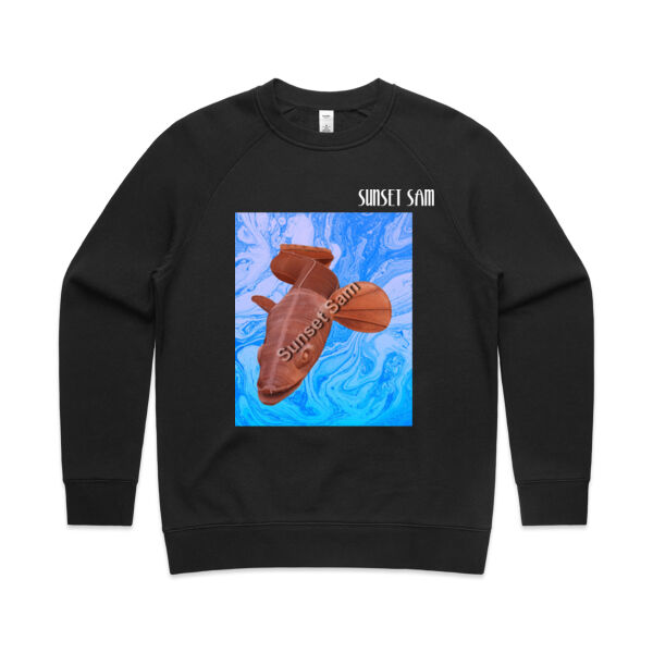 Steel Eel, front - AS Colour Womens Supply Crew Thumbnail