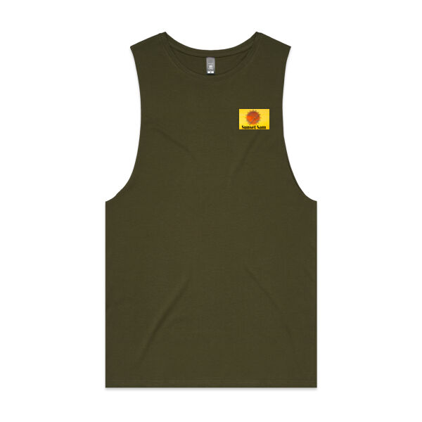 Steel Eel, back - AS Colour Mens Barnard Tank Thumbnail
