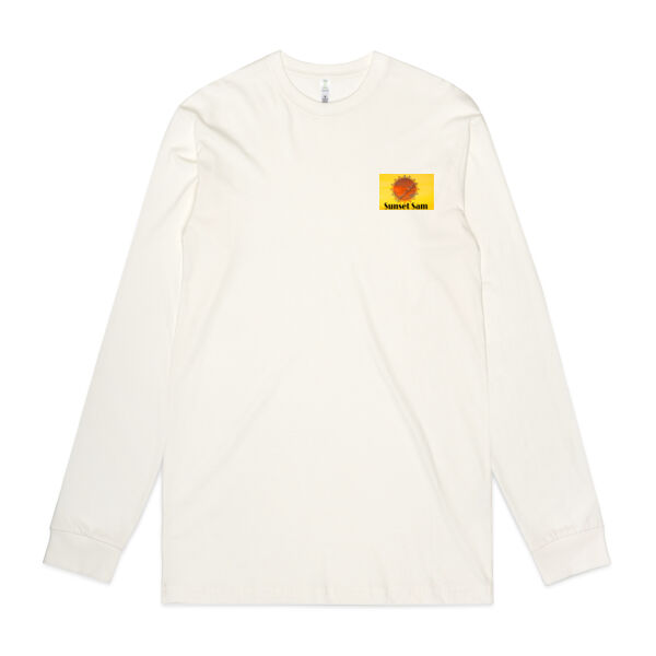 Steel Eel, back - AS Colour Mens Staple Organic Longsleeve Tee Thumbnail