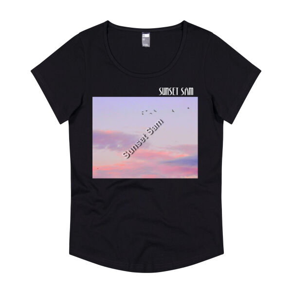 Flight of fancy, front - Thread Project Womens Jazz Scoop Neck Tee Thumbnail