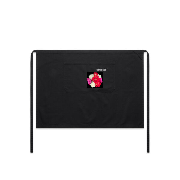 Rose posy - AS Colour Canvas Half Apron Thumbnail