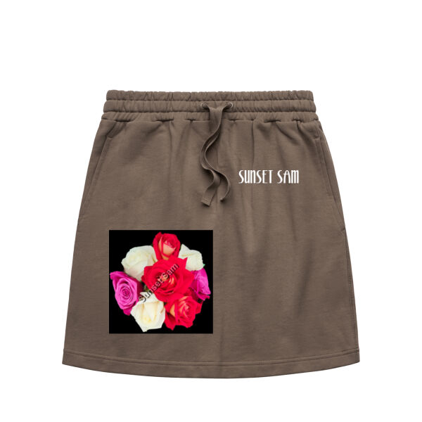 Rose posy - AS Colour Womens Terry Skirt Thumbnail