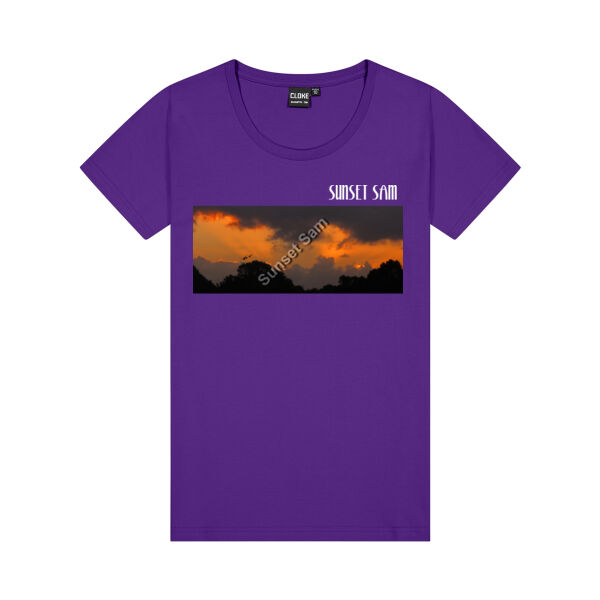 Through the storm, front - Cloke Womens Silhouette Tee Thumbnail