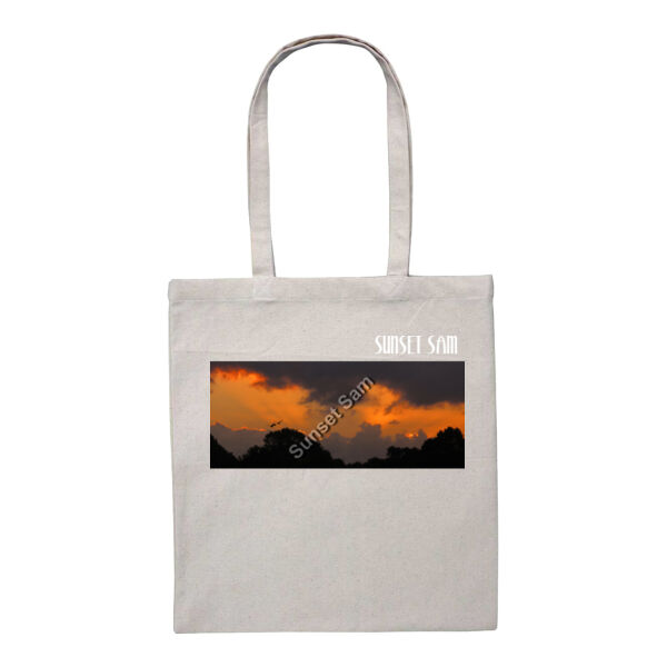 Through the storm, front - Heavy Duty Canvas Tote with Gusset  Thumbnail
