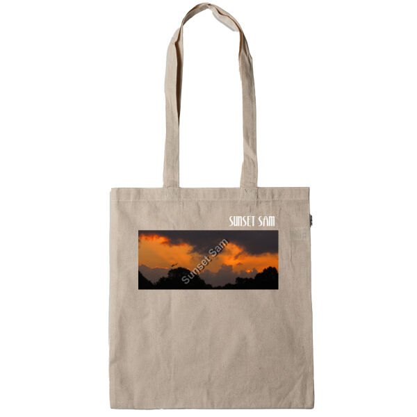 Through the storm, front - Calico Tote Bag - Thread Project Thumbnail