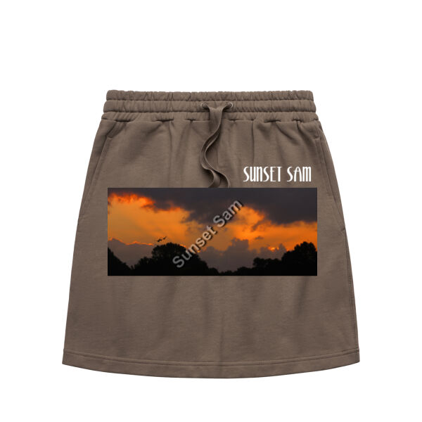 Through the storm, front - AS Colour Womens Terry Skirt Thumbnail
