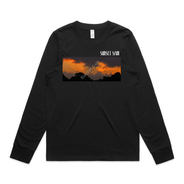 Through the storm, front - AS Colour Womens Maple Longsleeve Tee Thumbnail