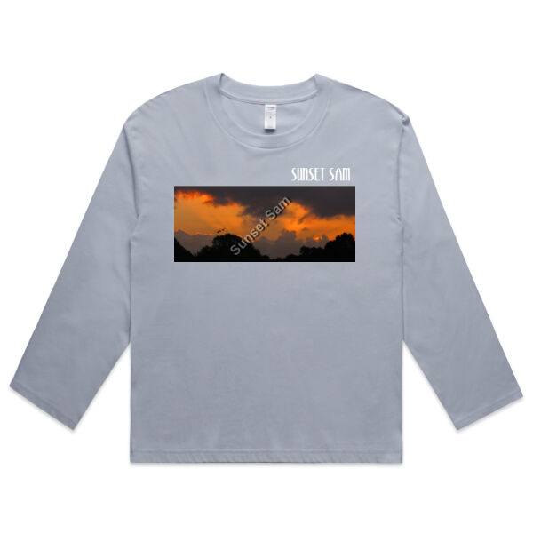 Through the storm, front - AS Colour Womens Martina Longsleeve Tee Thumbnail