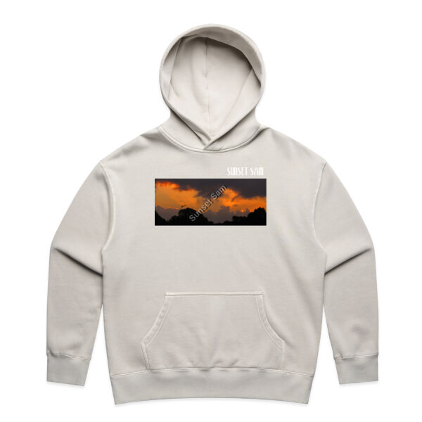 Through the storm, front - AS Colour Womens Relax Faded Hood Thumbnail