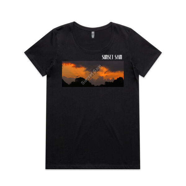 Through the storm, front - AS Colour Womens Maple Scoop Tee Thumbnail