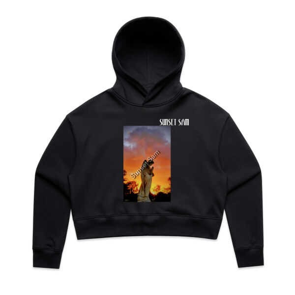 Angel glow - AS Colour Womens Relax Crop Hood Thumbnail