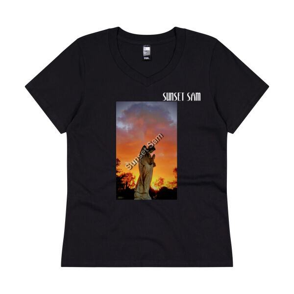 Angel glow - Thread Project Womens Eden V-Neck Tee Thumbnail