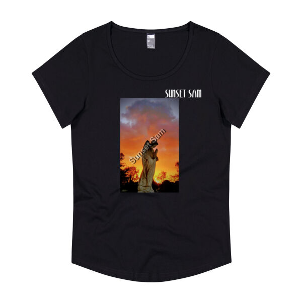 Angel glow - Thread Project Womens Jazz Scoop Neck Tee Thumbnail