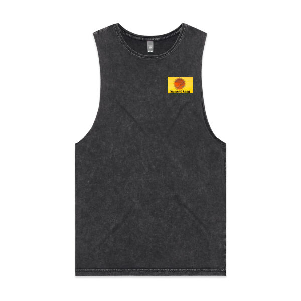 Angel glow, back - AS Colour Mens Stone Wash Barnard Tank Thumbnail