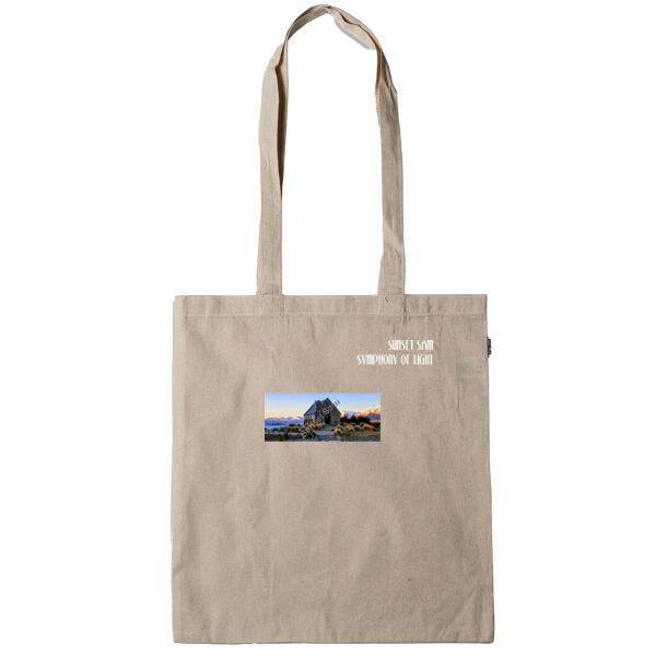 Lake Tekapo, front - Calico Tote Bag - Thread Project Thumbnail