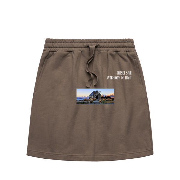 Lake Tekapo, front - AS Colour Womens Terry Skirt Thumbnail