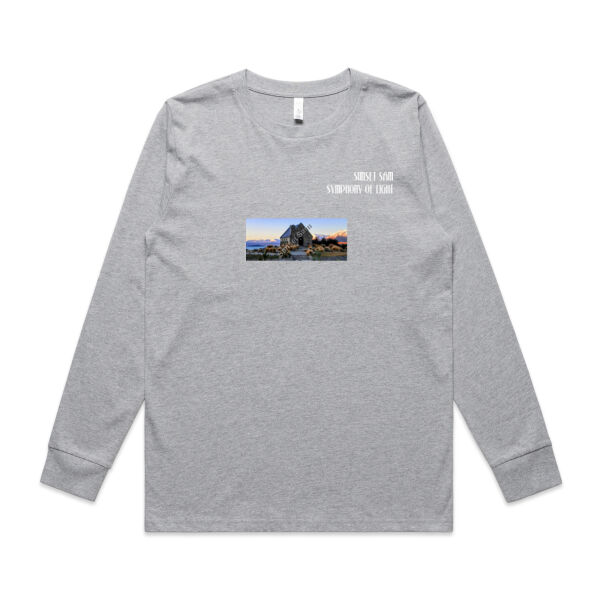 Lake Tekapo, front - AS Colour Womens Classic Longsleeve Tee Thumbnail
