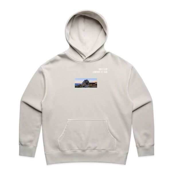 Lake Tekapo, front - AS Colour Womens Relax Faded Hood Thumbnail