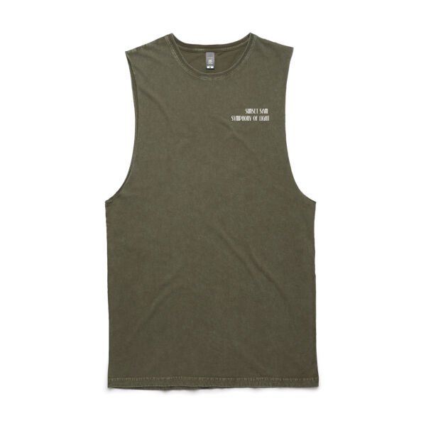 Lake Tekapo, back - AS Colour Mens Stone Wash Barnard Tank Thumbnail