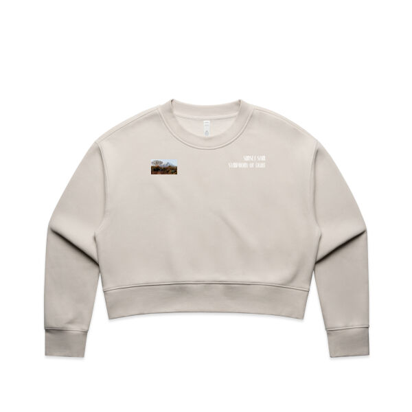 Mountain Life - AS Colour Women's Relax Crop Crew Thumbnail