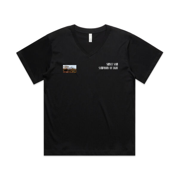 Mountain Life - AS Colour Womens Martina V Neck Tee Thumbnail